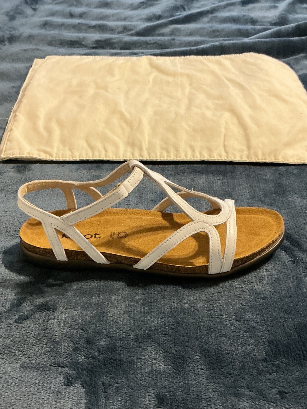 Naot White Strappy Comfort Sandal